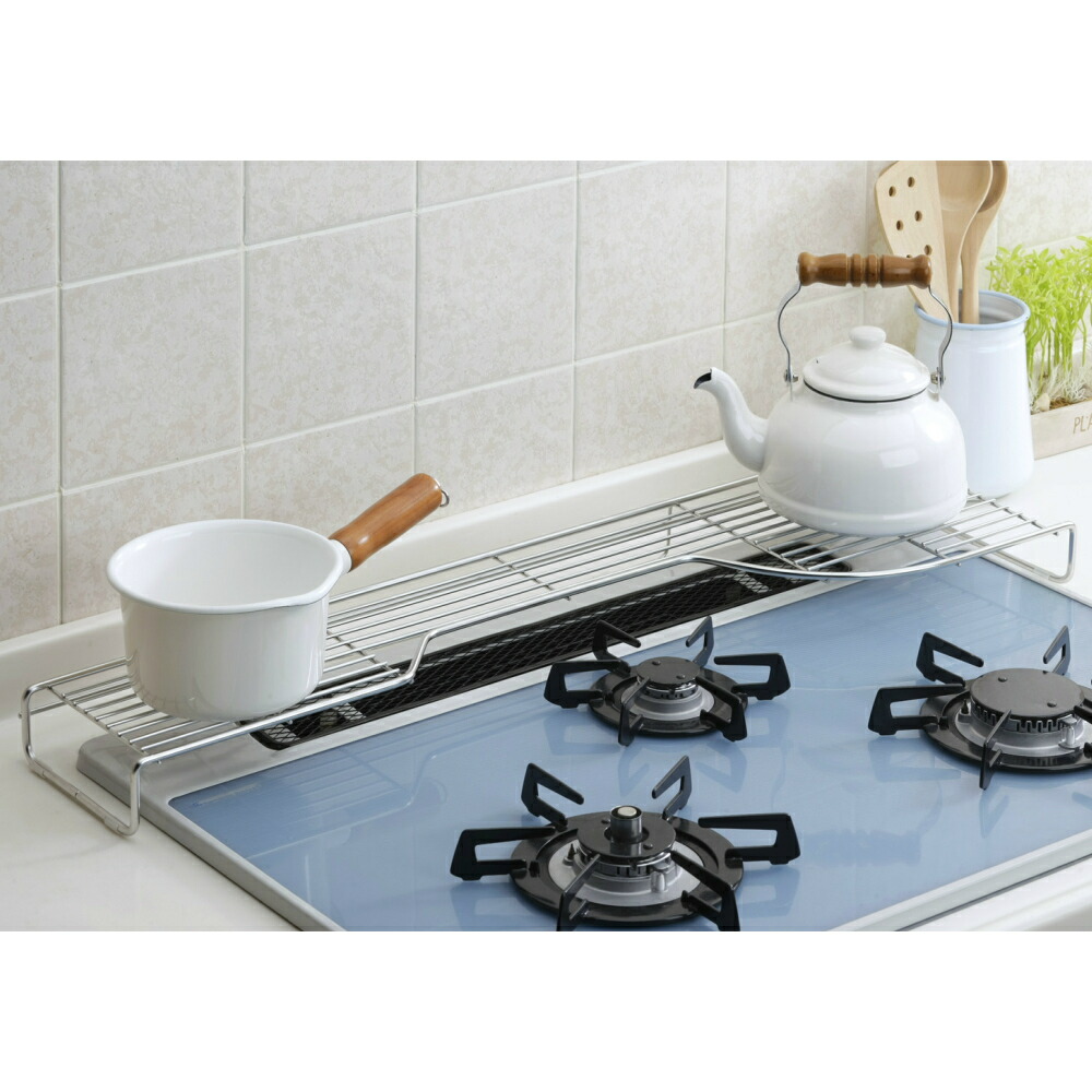 楽天市場】どこでも サポートシェルフ日本製 整理 収納 コンロ奥