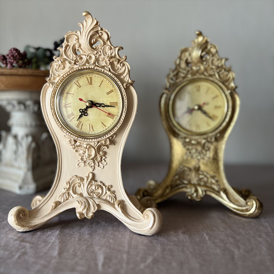 楽天市場】オルゴール 時計 アンティーク 置時計 レトロ 置物 雑貨