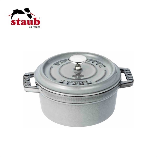 STAUB(ストウブ)ピコ・ココット ラウンド 10cm グレー「40500-106
