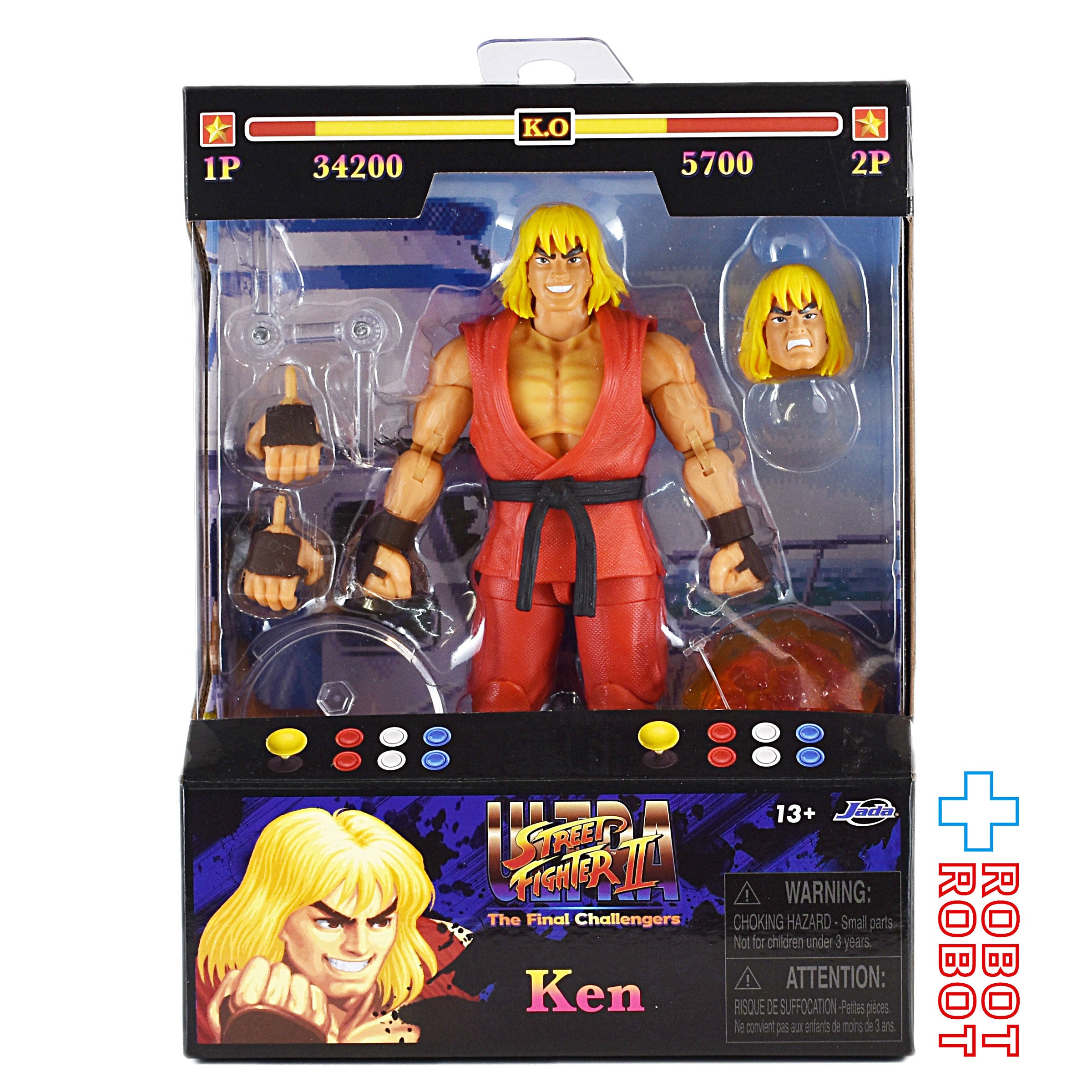 JADA TOYS ウルトラストリートファイターⅡ ケン 6インチ アクション