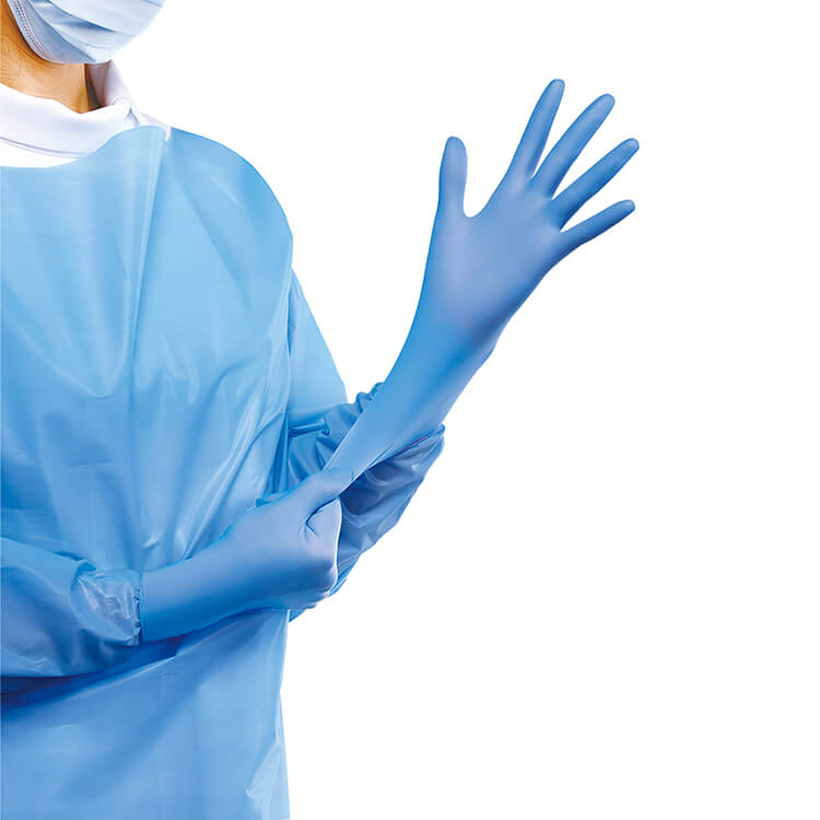 サラヤ｜ニトリルグローブ ソフトフィット ブルー Mサイズ 250枚