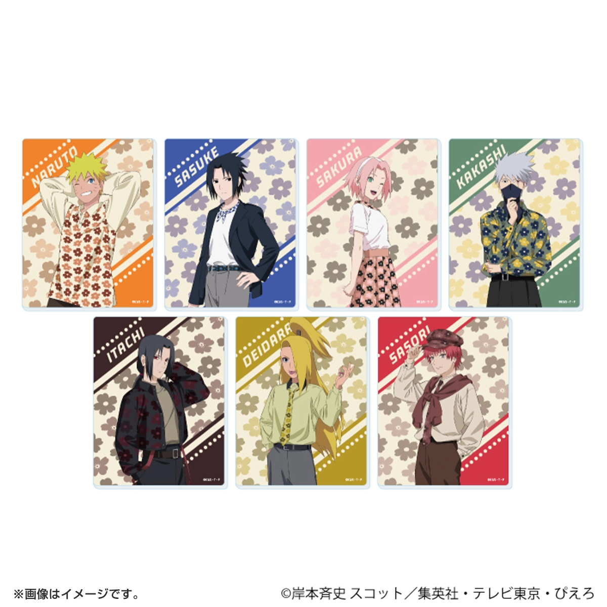 NARUTO ミニアクリルプレート「NARUTO-ナルト- 疾風伝」ニューレトロ