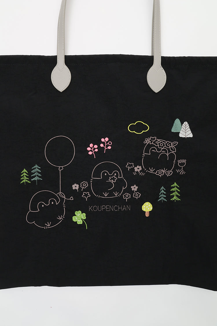 コウペンちゃん 刺繍トートバック 風船 ブラックのページ