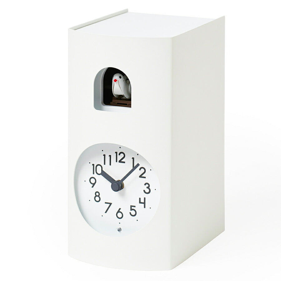 タカタレムノス 置き時計 カーサ ブックゥ カッコー時計 クオーツ 電池