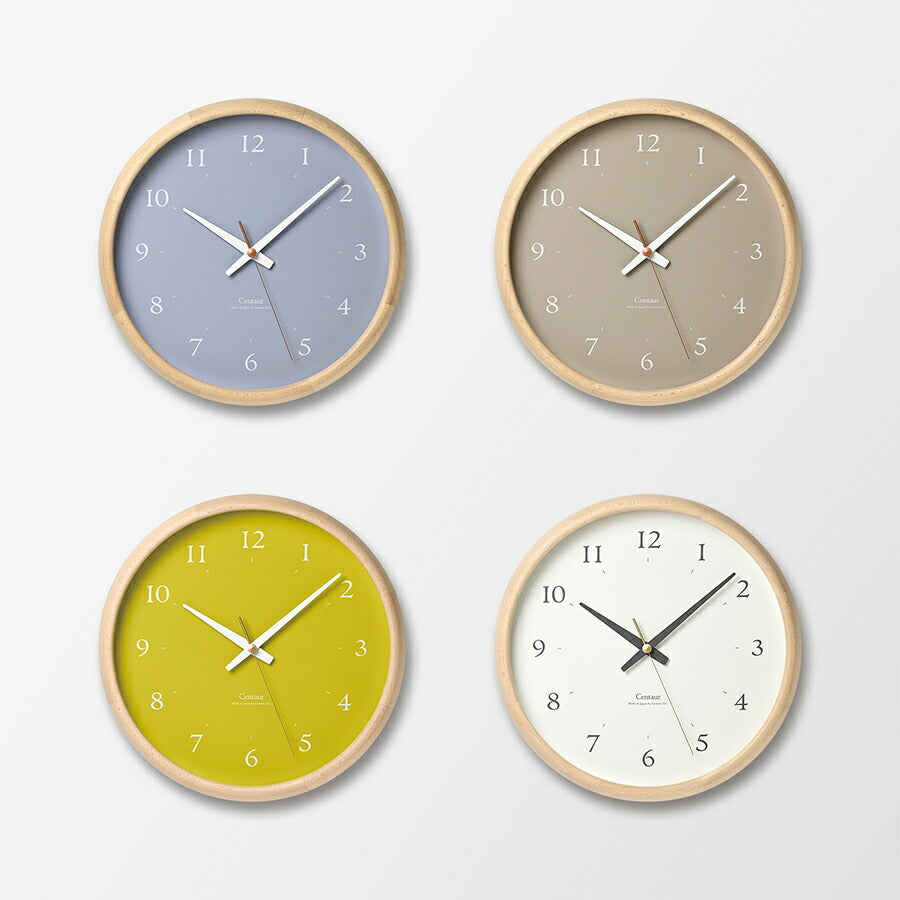 タカタレムノス 掛け時計 プレイン セントール クロック クオーツ 電池