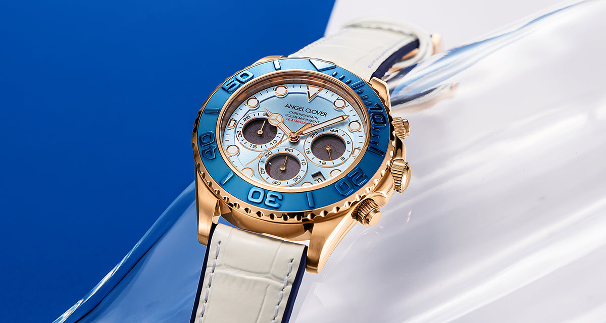 エンジェルクローバー タイムクラフトダイバー TCD45PBU-WH メンズ