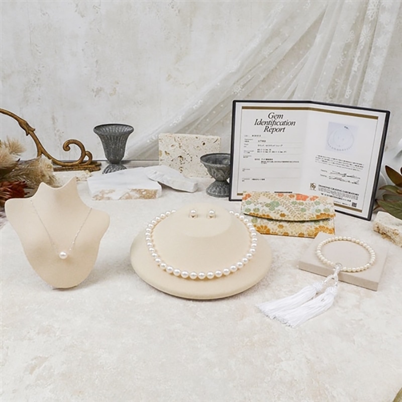 伊勢志摩産本真珠4点セット（9.0～9.5mm）(イヤリング): 宝飾