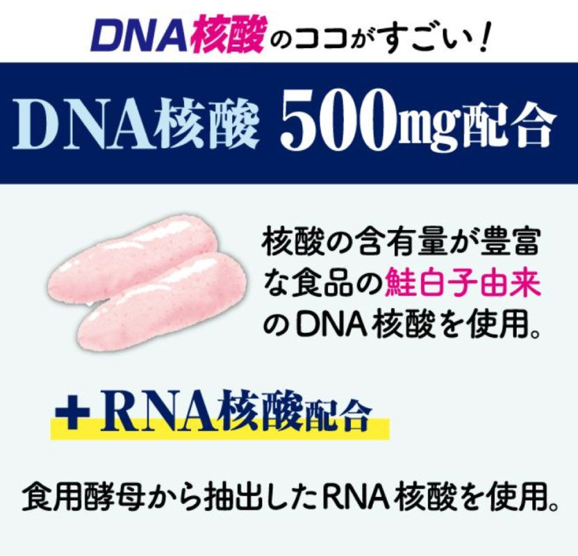 わかさのDNA核酸(今回のみ): サプリメント｜わかさ生活ショッピング