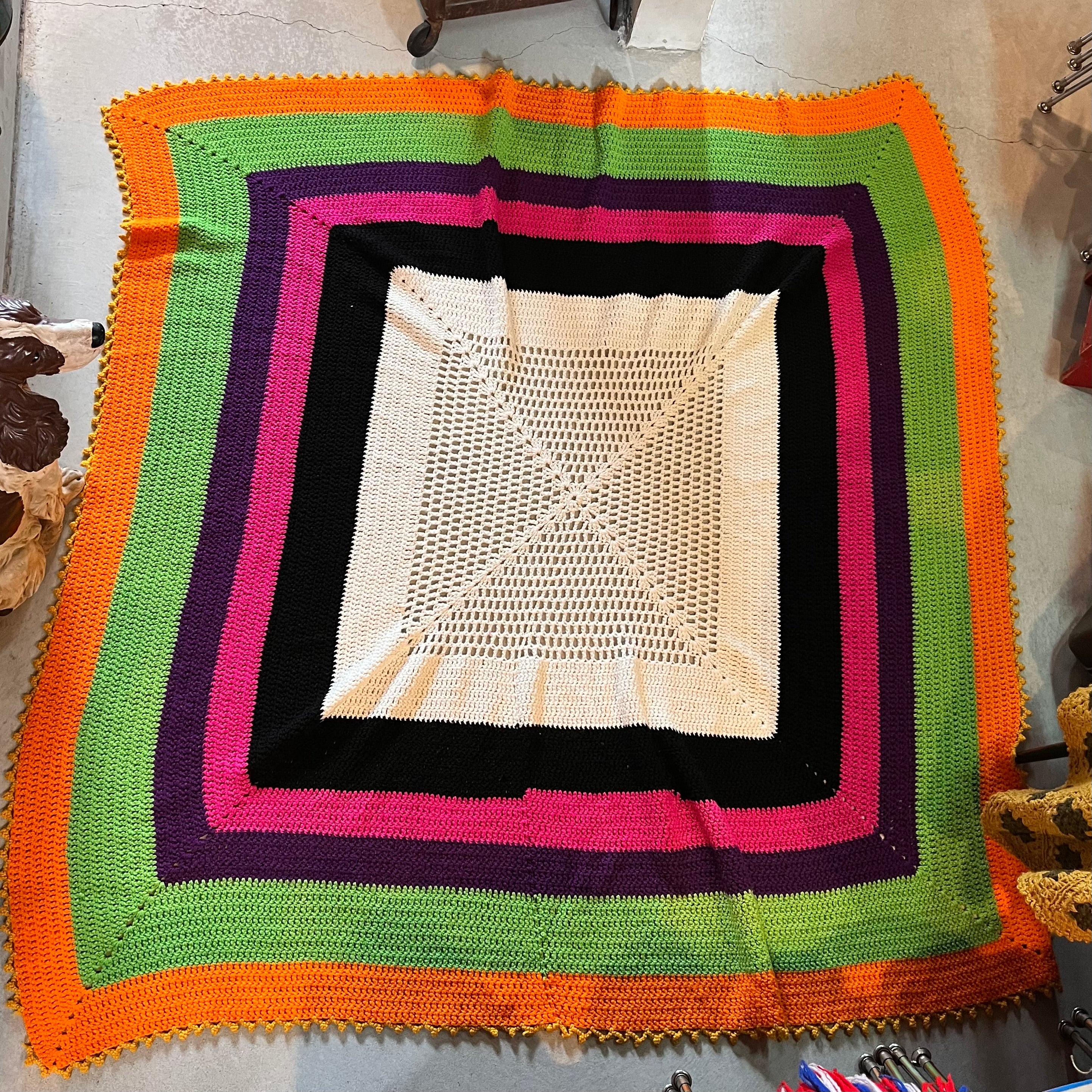 USA vintage】グラニーブランケット レトロカラー – 雑貨屋ポッポ