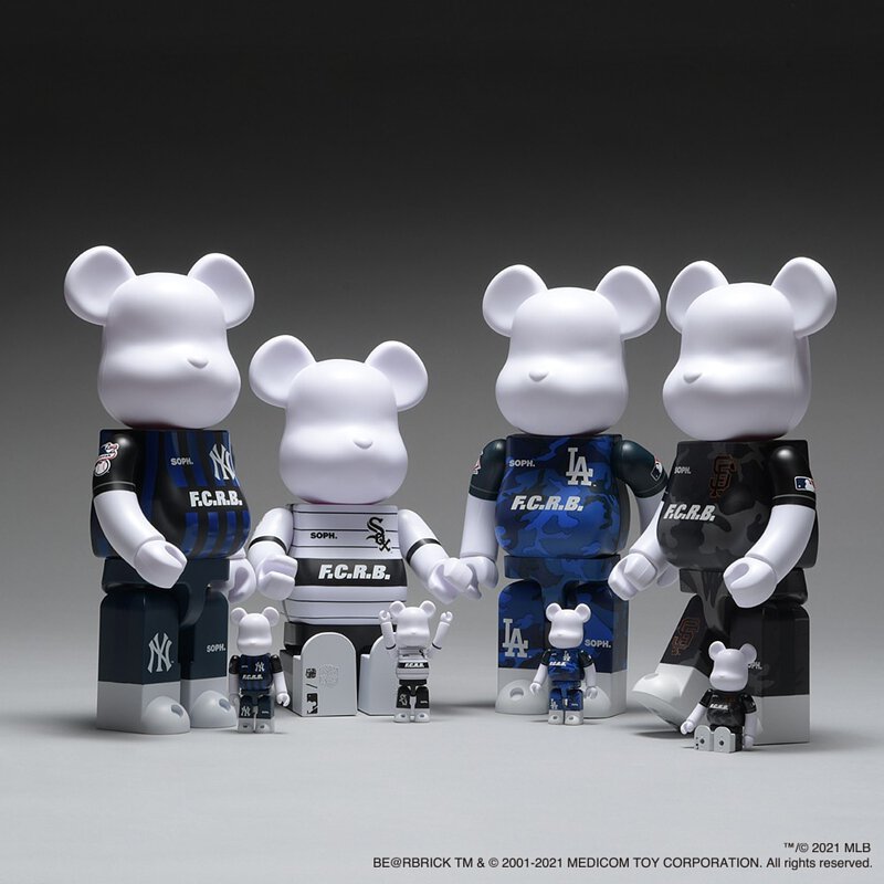 BE@RBRICK SOPH FCRB MLB 100% & 400% 4色
