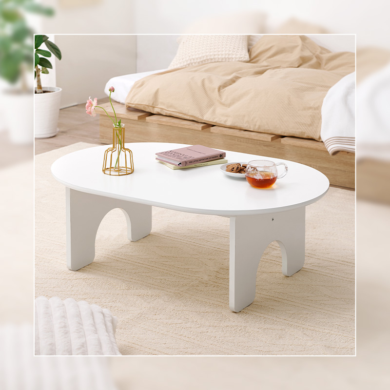 ラウンドローテーブル 幅90 オーバル型 楕円 MT-6928を激安で販売する