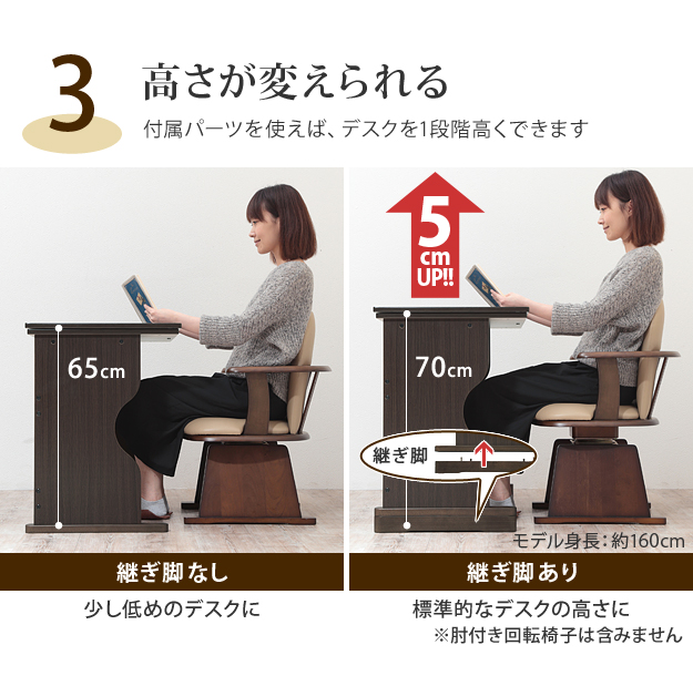 デスク型ハイタイプこたつ 〔フォート〕 g0100266を激安で販売する京都