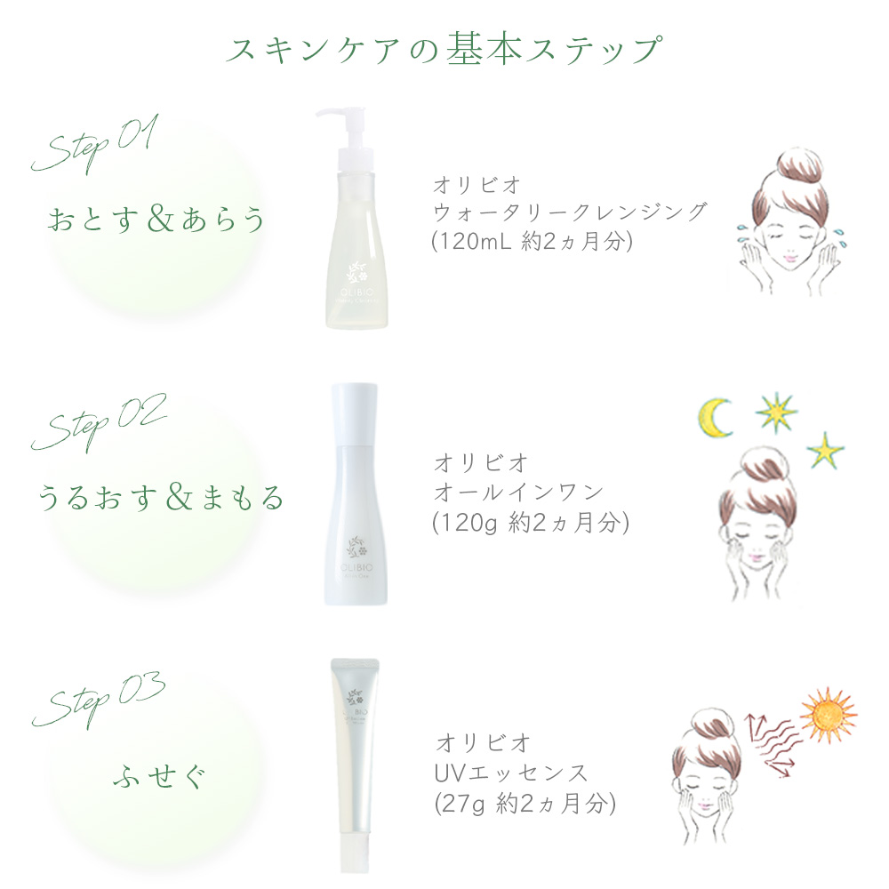 オリビオ ウォータリークレンジング オリーヴ×乳酸菌 ダブル洗顔不要