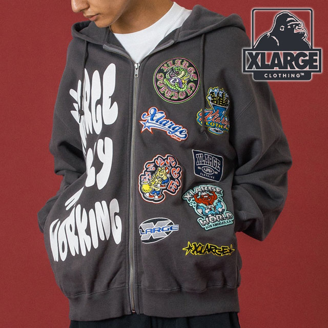 XLARGE（エクストラ ラージ） フーデッドスウェット 101254012004 FW25