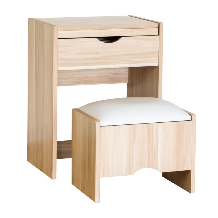 コンパクトドレッサー スツール付き ドレッサー コンパクト ミニ