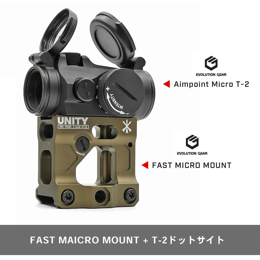 Evolution Gear 製 Aimpoint 3XMAG-1 マグニファイア & UNITY FAST FTC