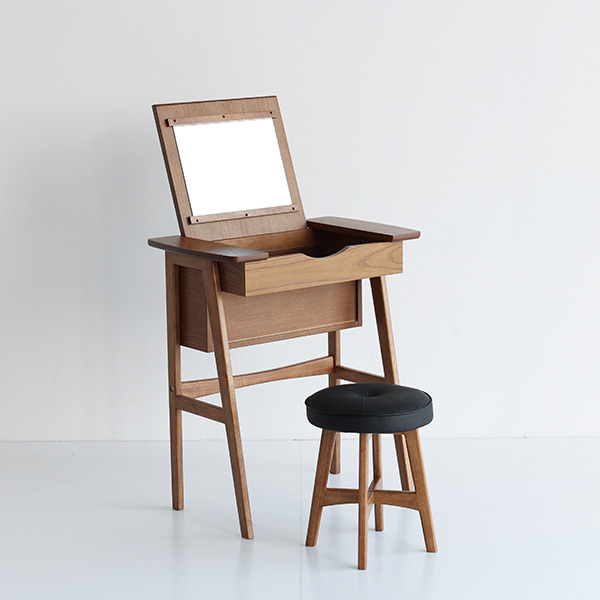ICHIBA（市場） ドレッサー デスク コンパクト ブラウン 北欧 おしゃれ