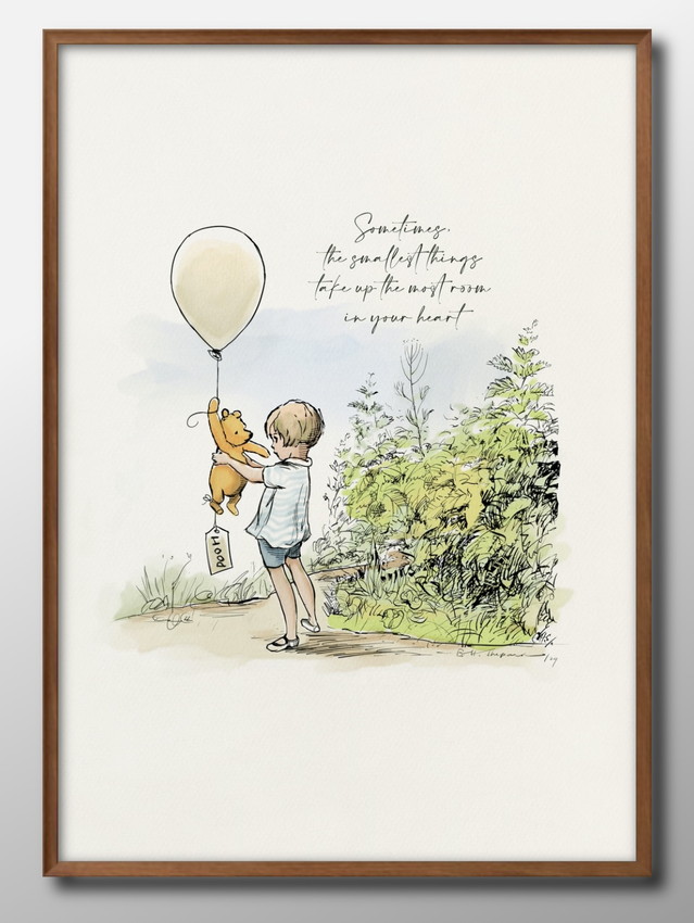 ポスター 11724クラシックプー 絵画 インテリア A3サイズ アート 新築