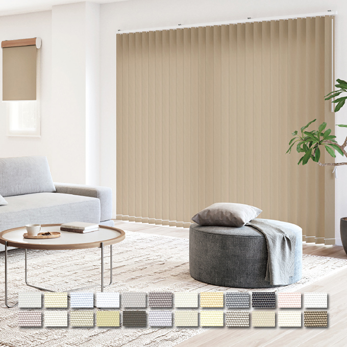 RUNO ルノ バーチカルブラインド ファブ遮光 デュアル オーダーメイド