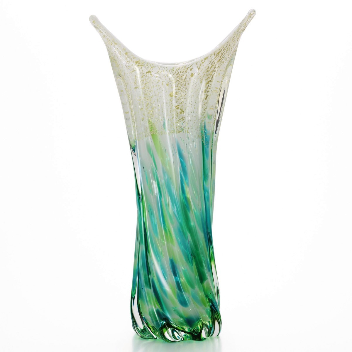 津軽びいどろ 花瓶 花びん フラワーベース 花器 おしゃれ ガラス