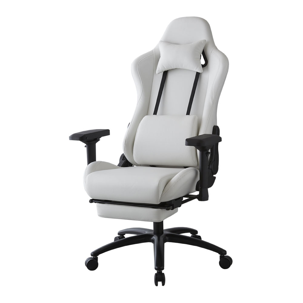 calmzen ゲーミングチェア レザーファブリック ポケットコイル