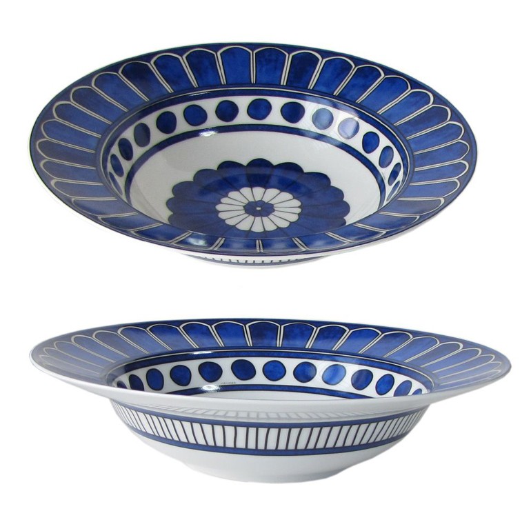 HERMES（エルメス） ブルーダイユール 030014P2 24cm パスタプレート