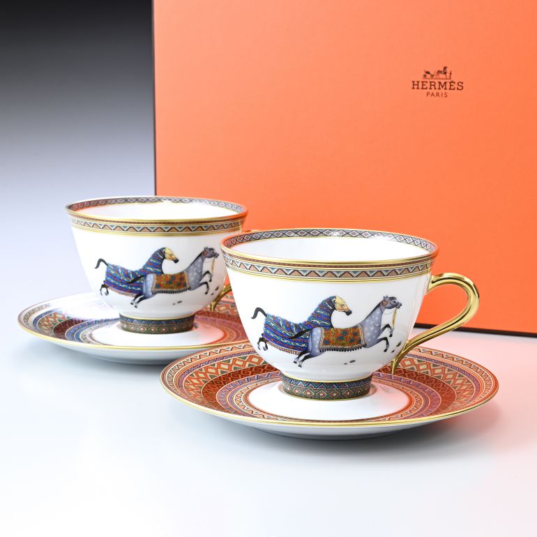HERMES（エルメス） シュバルドリアン 東洋の馬 ORIENTAL HORSE ティー