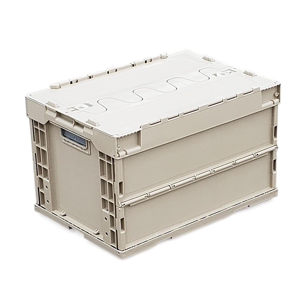 サンコー 即納 5個セット 日本製 コンテナボックス 折りたたみ 大型 蓋