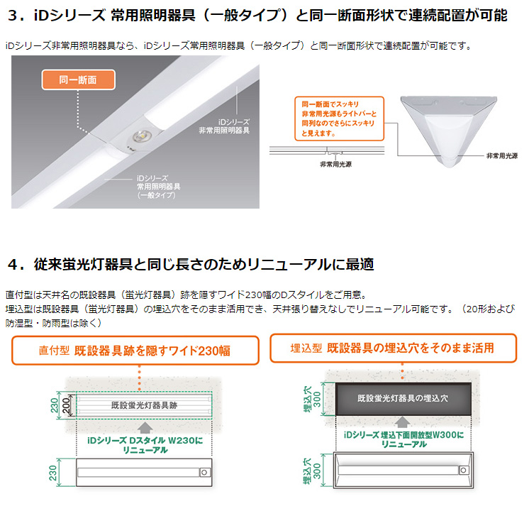 Panasonic（パナソニック） LEDベースライト 非常用照明器具 本体
