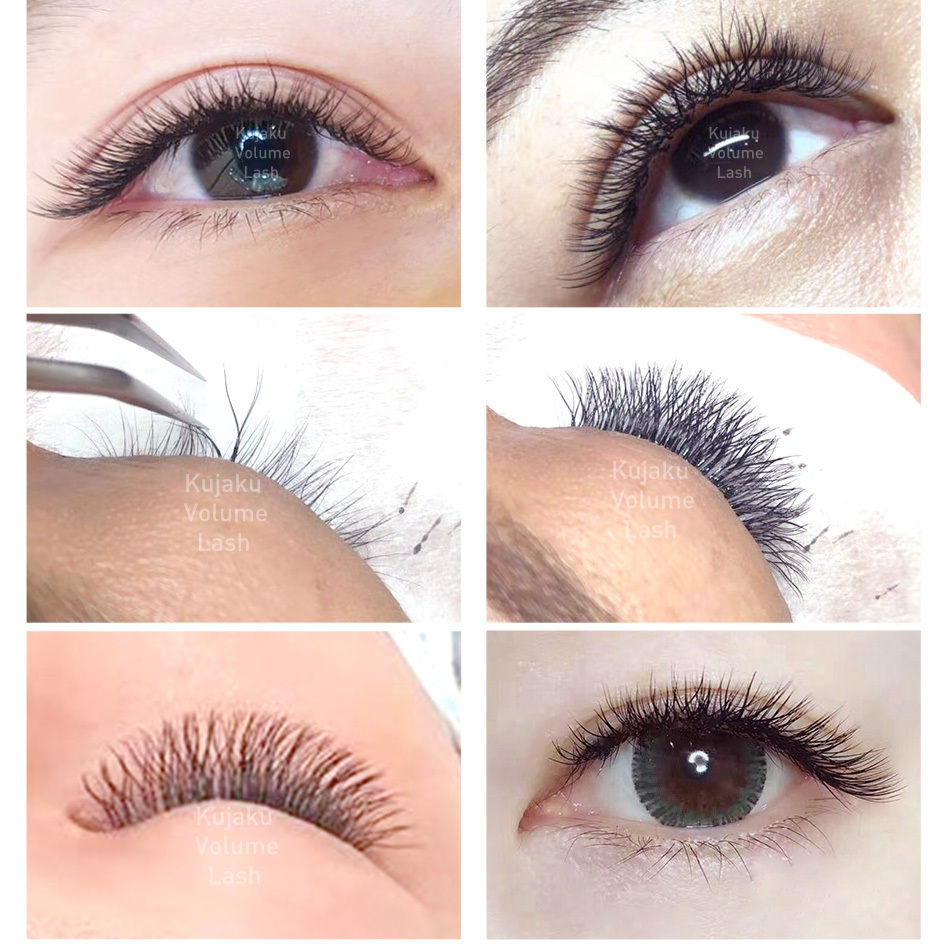 まつげエクステ マツエク クジャクボリュームラッシュ 12列 Cカール
