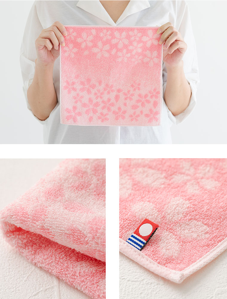 今治タオル（imabari towel） 桜 1枚 約25×25cm 日本製 綿100％ さくら
