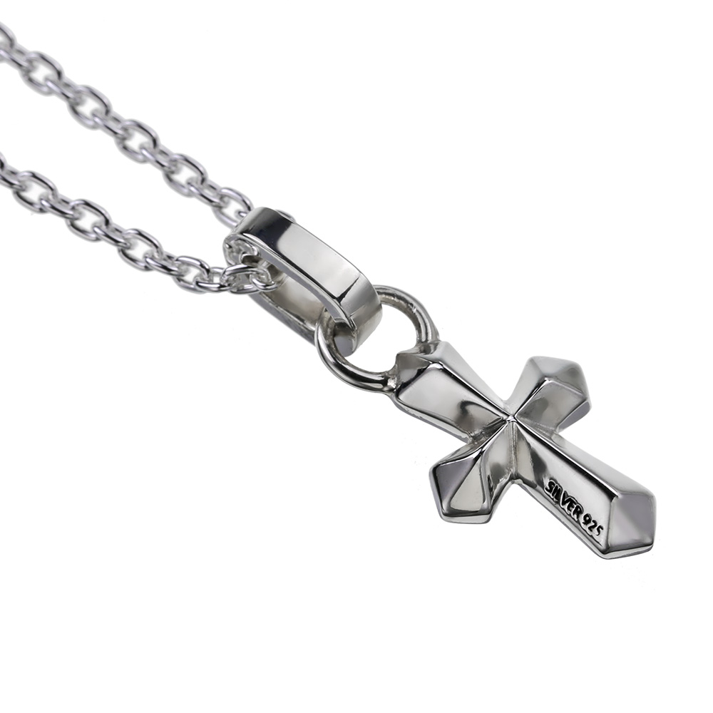 FLUI（フルイ） クロスネックレス メンズ シルバー925 ブランド 小さめ