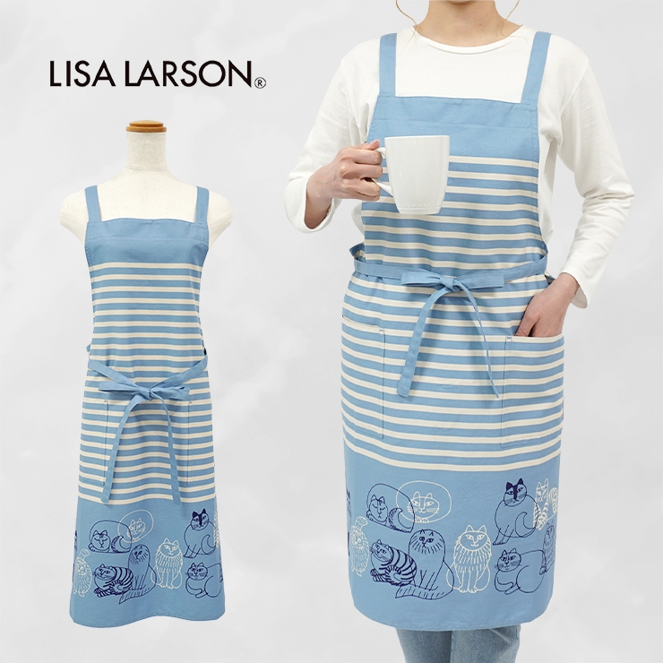 Lisa Larson（リサラーソン） エプロン ブランド クロスエプロン 日本