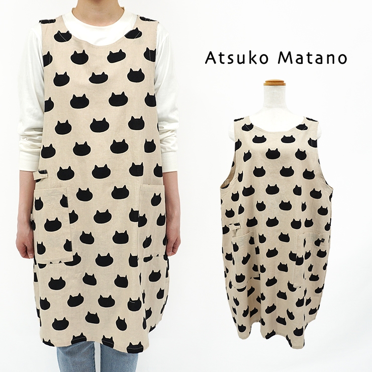 Atsuko Matano（アツコマタノ） マタノアツコ エプロン チュニック