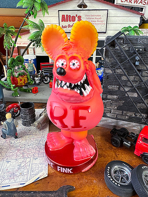 RAT FINK（ラットフィンク） ファンコ ボビングヘッド （ファイヤー