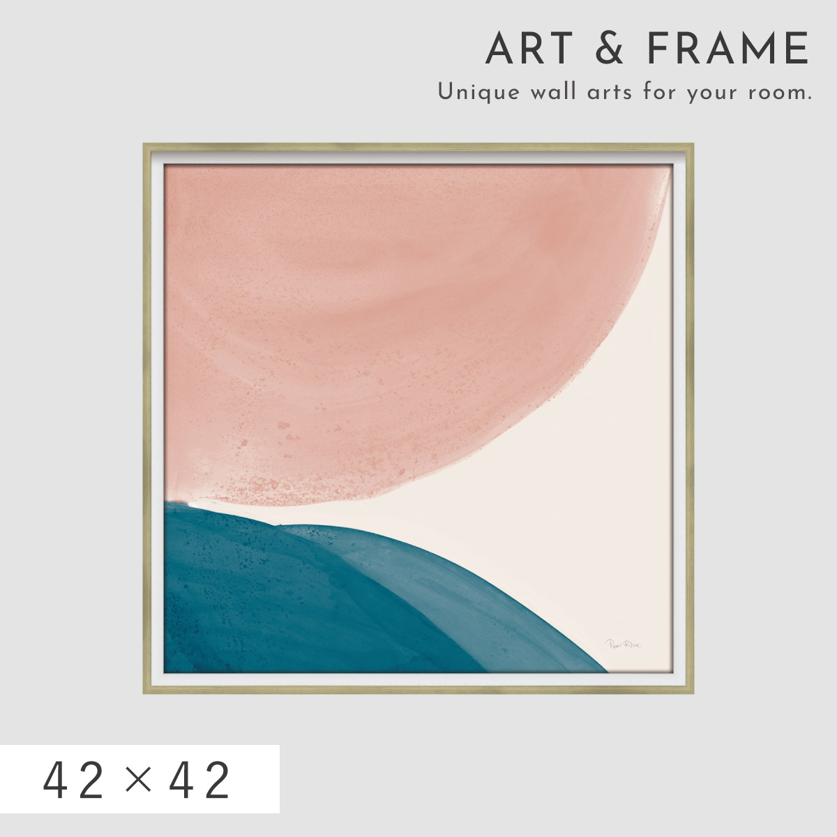 アートパネル 抽象 42×42cm アート ポスター 抽象画 モダン 北欧 現代