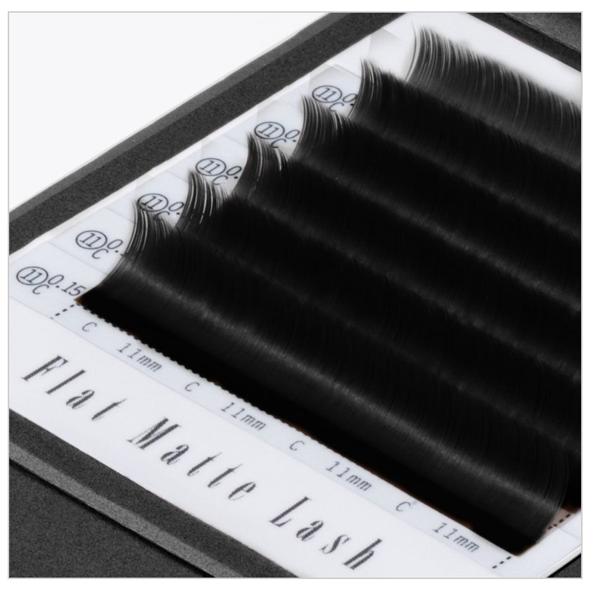 フラットマットラッシュ CCカール / ブラック Miss eye dor : エステの