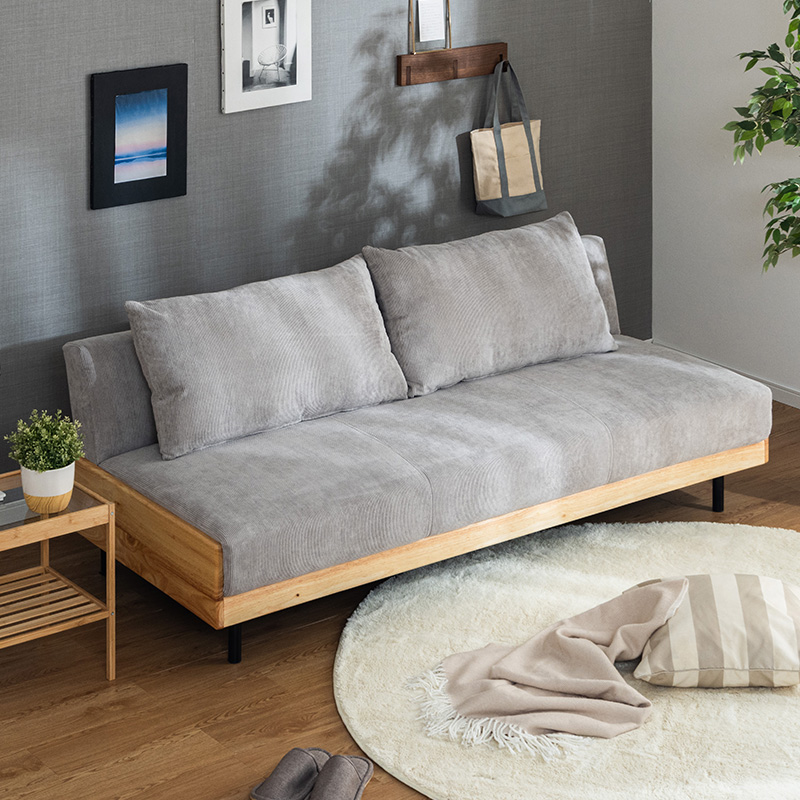 MINT ソファーベッド 3人掛け ソファ 2WAY 三人掛け 3P 幅186 3段階