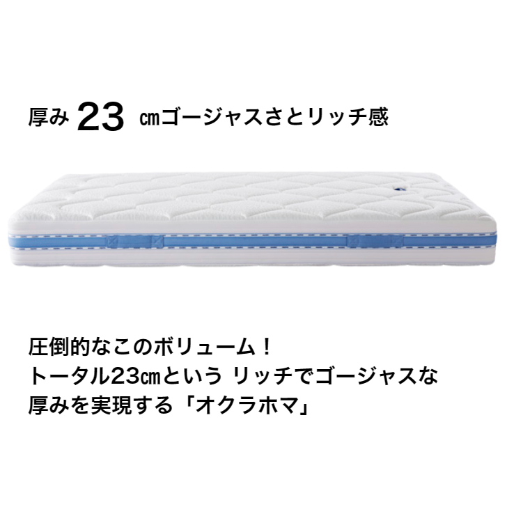 magniflex（マニフレックス） マットレス ダブル オクラホマ 高反発