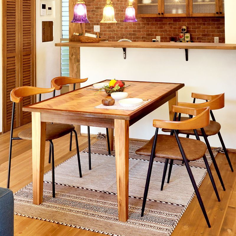 東谷 ダイニングテーブルセット おしゃれ 4人用 5点 4人掛け 木製