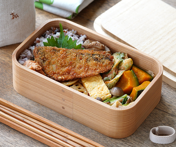 朝倉家具 三ツ星弁当箱 750ml 木製 弁当箱 わっぱ弁当 杉 桐 天然木