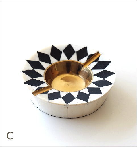 灰皿 おしゃれ 卓上 アッシュトレイ アンティーク モダン デザイン