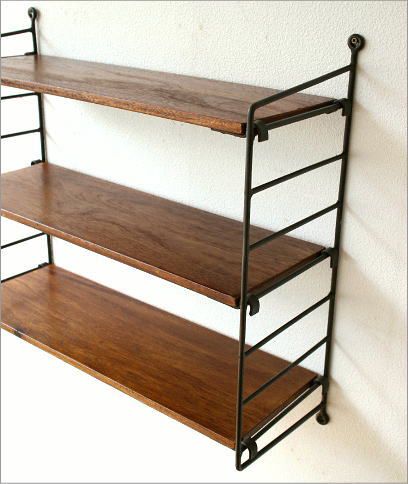 ウォールシェルフ 木製 アイアン おしゃれ 棚 壁掛け 天然木 無垢