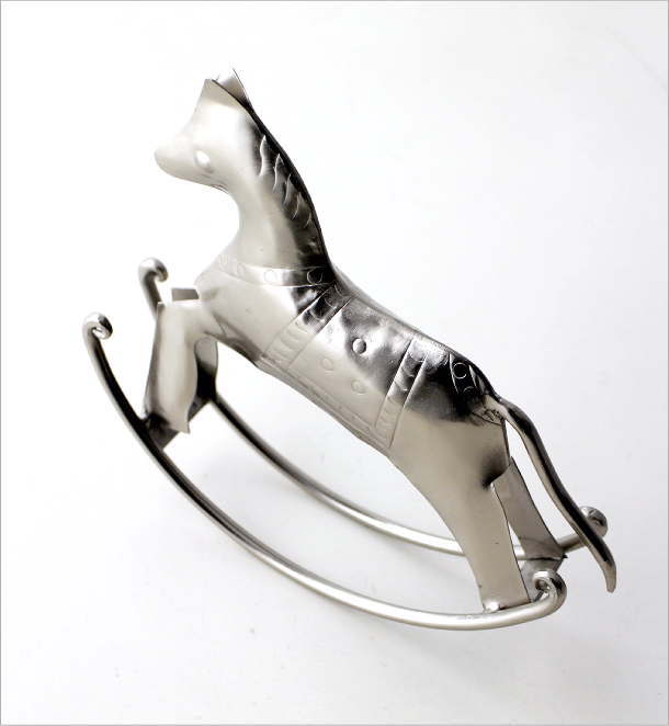 ロッキングホース 馬 置物 置き物 オブジェ 小物 アンティーク