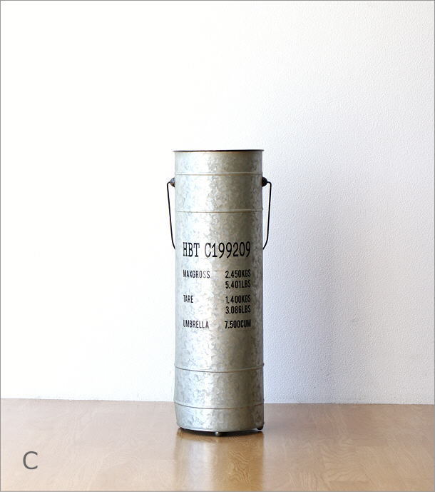 傘立て 傘たて 傘立 スリム コンパクト おしゃれ ペール缶 スチール