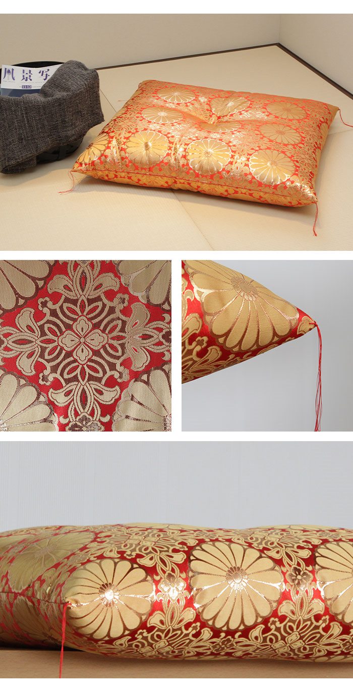 値下げ 仏前 座布団 65×69cm 日本製 法要 法事 高級 御前座布団 仏壇用