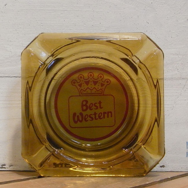 Best Western ユーズド アンティーク灰皿 卓上灰皿 レトロ灰皿