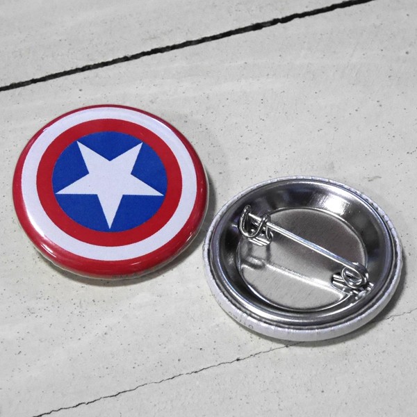 MARVEL 缶バッジ 5点セット マーベル ピンバッジ : アメリカン雑貨の