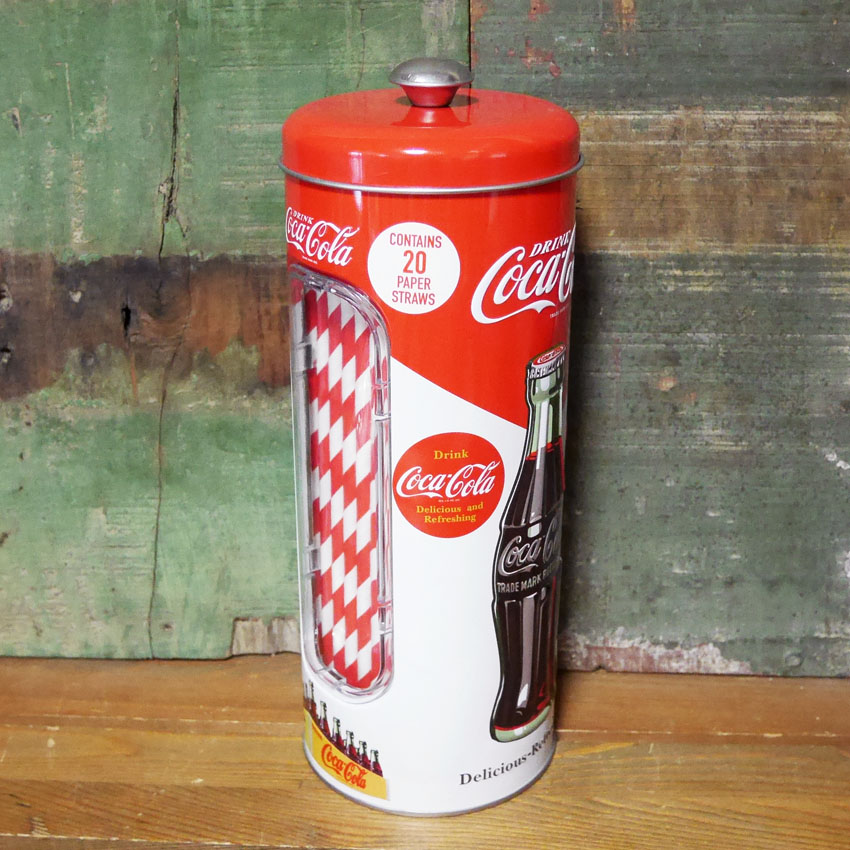 Coca Cola（コカコーラ） ストローホルダー ティンディスペンサー