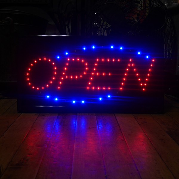 OPEN LEDネオンサイン インテリア サインボード オープン : アメリカン